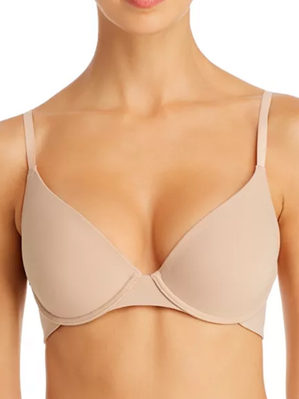 Natori Minimal Convertible Push-Up Bra Cafe 34D NWI